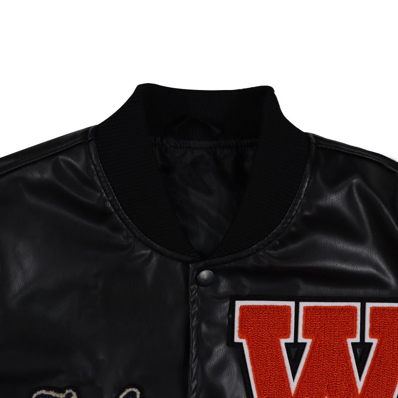 The Hottest Models Of 2024 Men's Baseball Bomber Jacket Chenille Patch Jacket for Men Custom Plus Size Men's Jacket