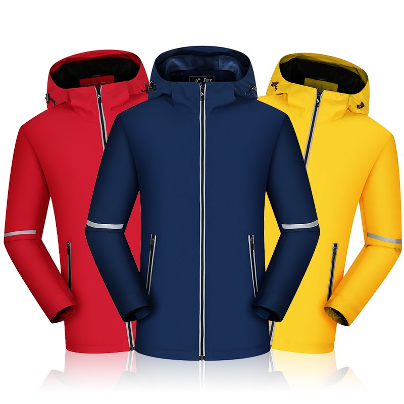 Wholesale Collar Zipper Sports Jogger Waterproof Tracksuit Men's Windbreaker Jacket