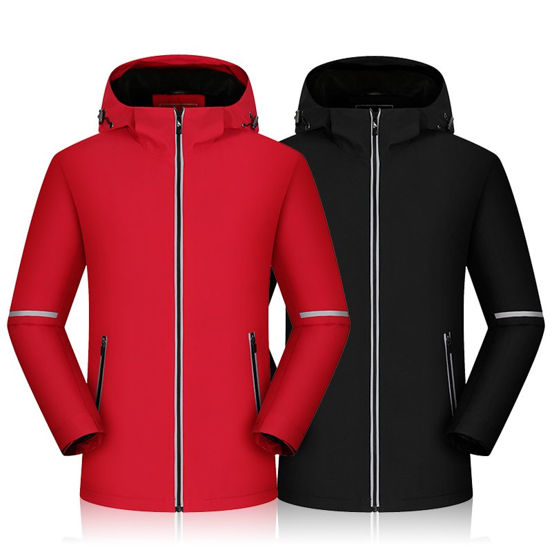 Wholesale Collar Zipper Sports Jogger Waterproof Tracksuit Men's Windbreaker Jacket