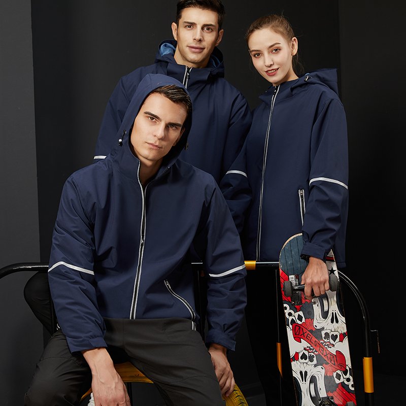 Wholesale Collar Zipper Sports Jogger Waterproof Tracksuit Men's Windbreaker Jacket