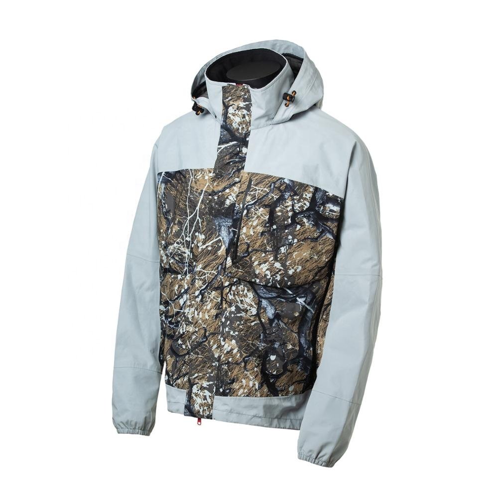 Windproof Jacket Breathable Waterproof Men Jacket Hooded Windbreaker Camouflage Jacket Casual Outer Wear