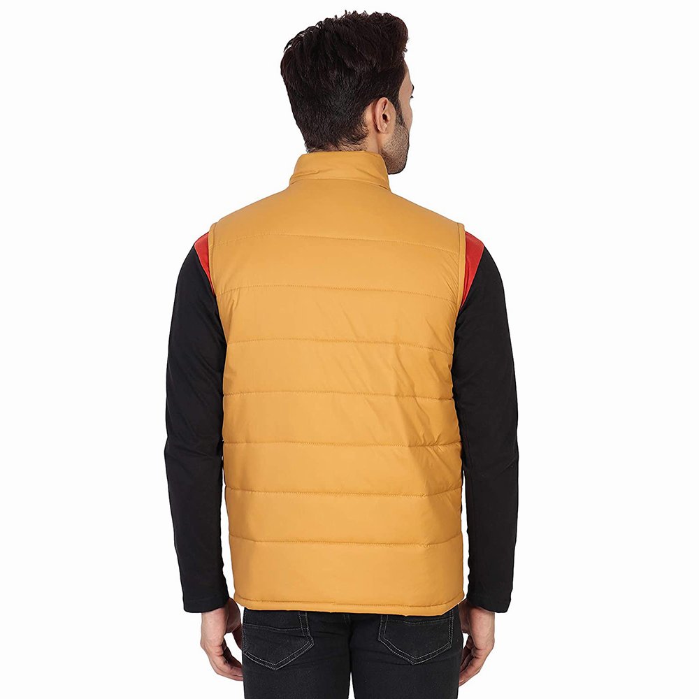 Mens Winter Sleeveless Jacket Men Down Vest Men's Warm Coats Male Nylon Polyester Street Wear Gilet Jacket