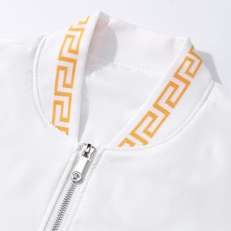 Yingquanz trade assurance suppliers custom New Style Trendy Embroidered Coat Long-sleeved Men Baseball Stand Collar Mens jacket