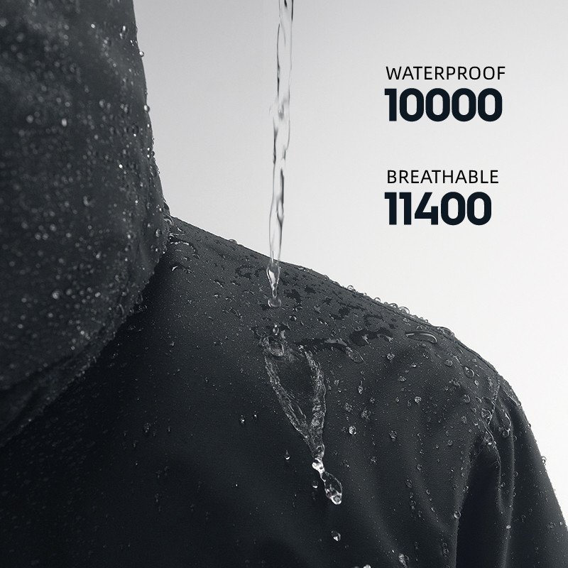 Pelliot Goose Down Liner Waterproof Jacket 2024 A/W Men New Arrivals 10000mm Outdoor Windproof Warm Hardshell Jacket