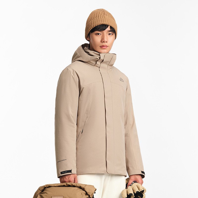 Pelliot Goose Down Liner Waterproof Jacket 2024 A/W Men New Arrivals 10000mm Outdoor Windproof Warm Hardshell Jacket