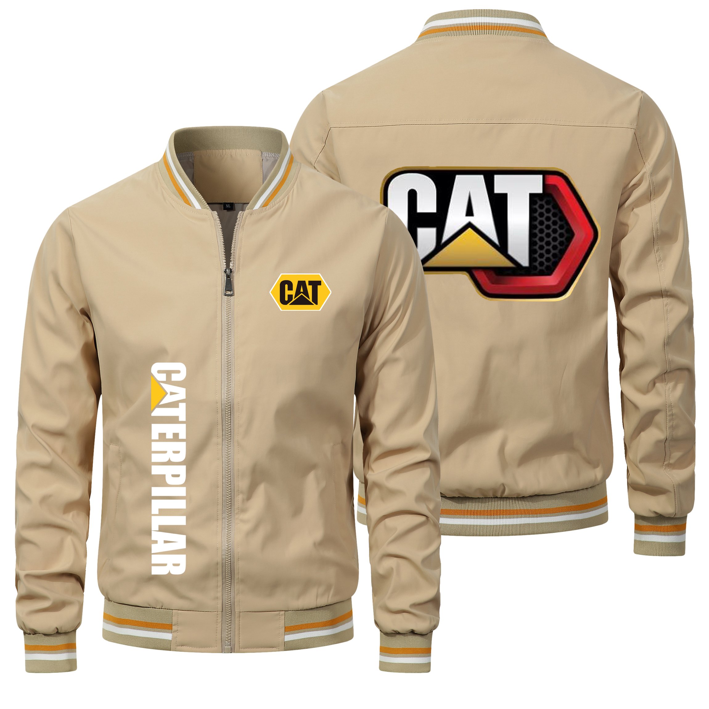 Men's jackets CAT Wing Logo Print Jacket fashion man coat Windbreaker Custom Motorcycle Racing men's coats