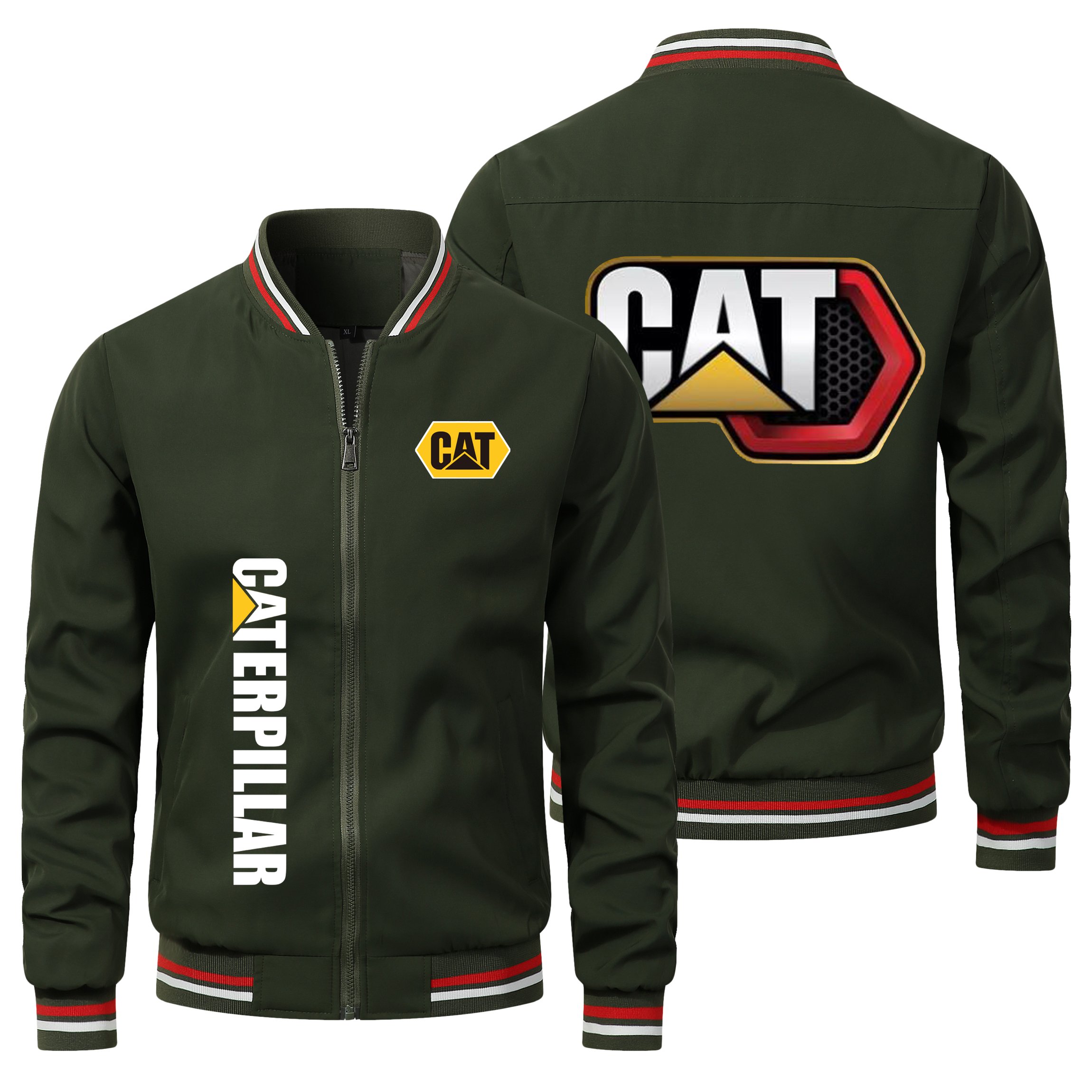 Men's jackets CAT Wing Logo Print Jacket fashion man coat Windbreaker Custom Motorcycle Racing men's coats