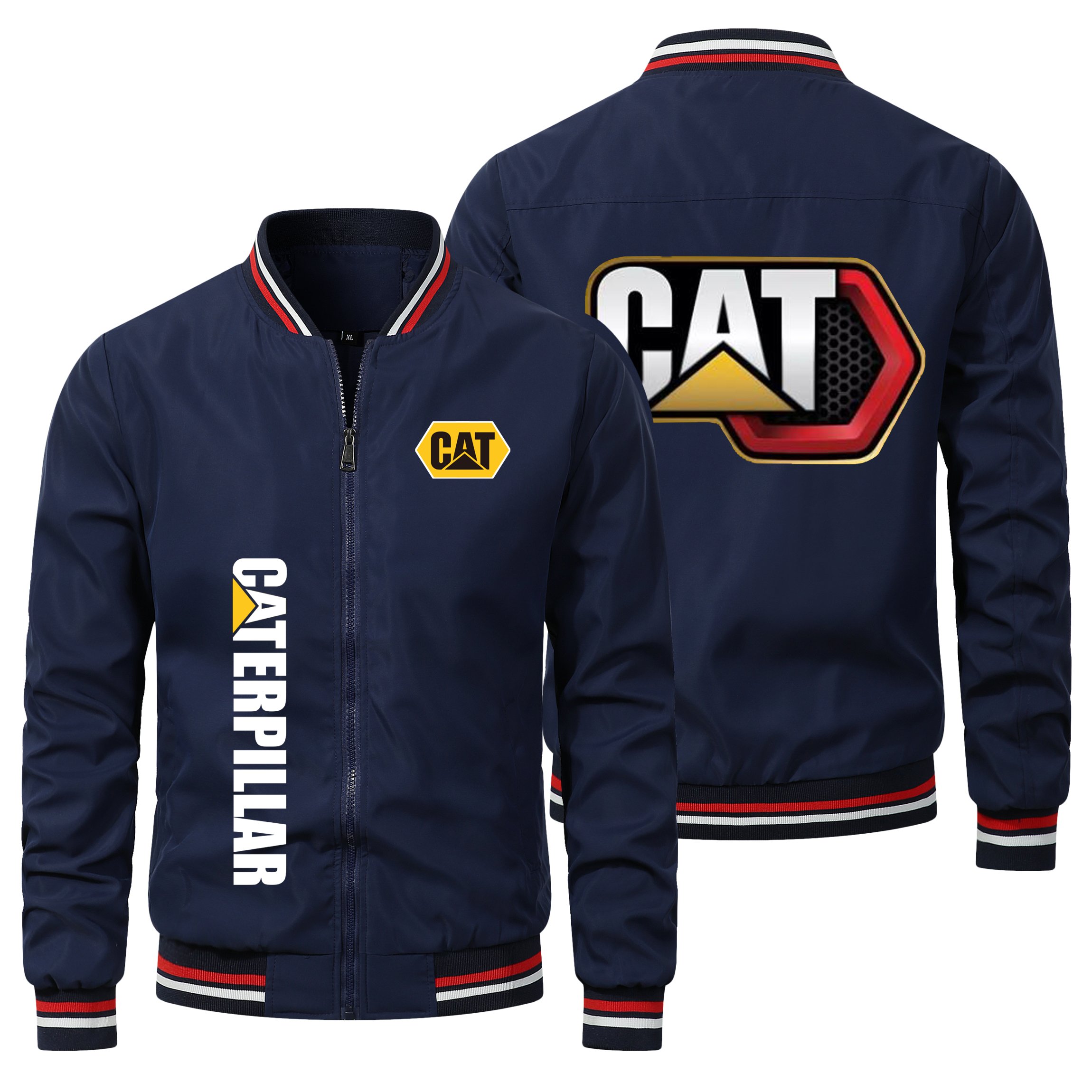 Men's jackets CAT Wing Logo Print Jacket fashion man coat Windbreaker Custom Motorcycle Racing men's coats