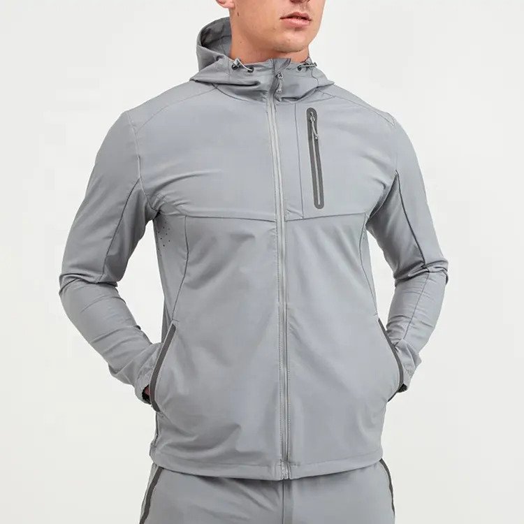 Men's Jacket-Lightweight Casual Spring Fall Thin Bomber Zip Pockets jacket Outwear Wind Breaker Personalized Windbreaker Jacket