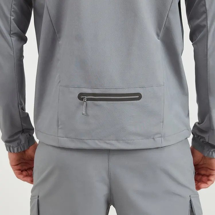 Men's Jacket-Lightweight Casual Spring Fall Thin Bomber Zip Pockets jacket Outwear Wind Breaker Personalized Windbreaker Jacket