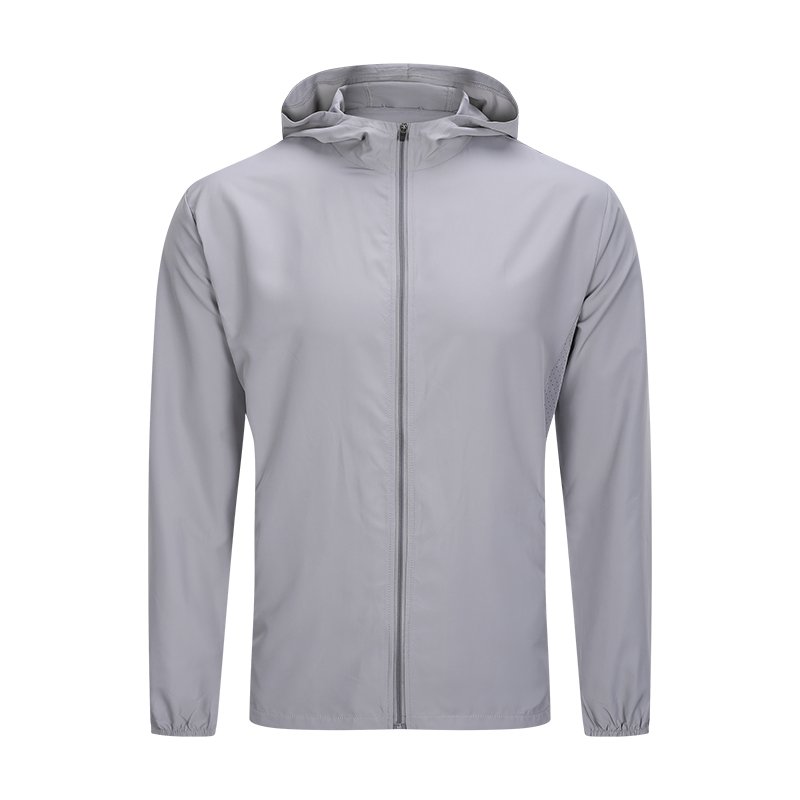 custom sweatsuit Long-sleeved sports men's summer Sunscreen quick-drying breathable thin runningmen's jacket