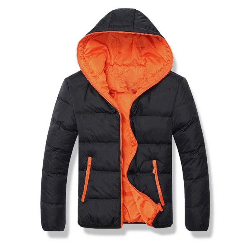 oem customized logo design foreign style Autumn and winter cotton coat men's cotton coat coat men's jackets
