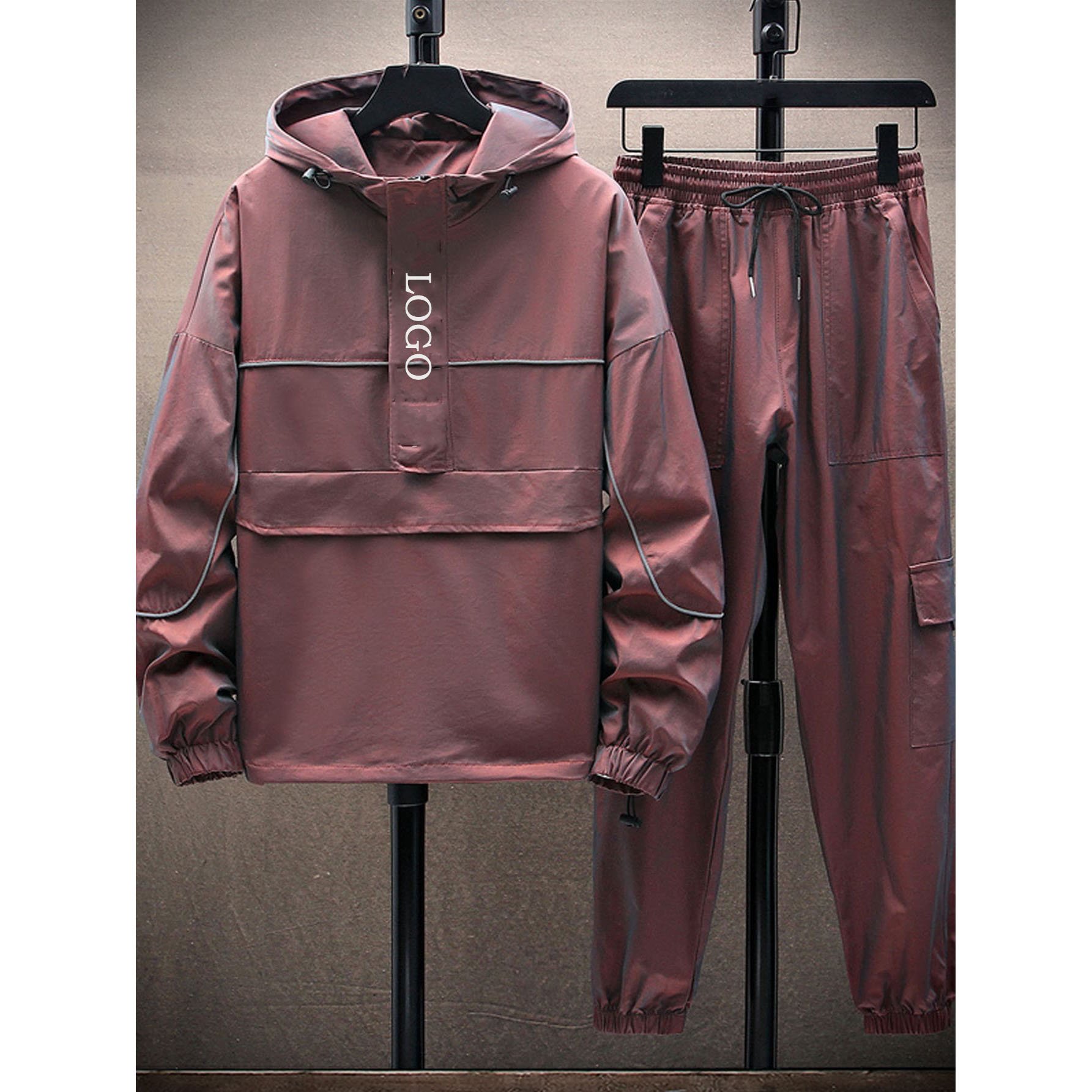 popular products 2023 jacket for men stylish men 2 piece set sports jackets