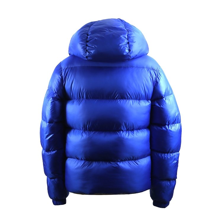 OEM Custom Design Winter Down Coat Hoodie Puffer Men Jacket Streetwear Printing Webbing Thickening Bubble Coats Men's Jacket