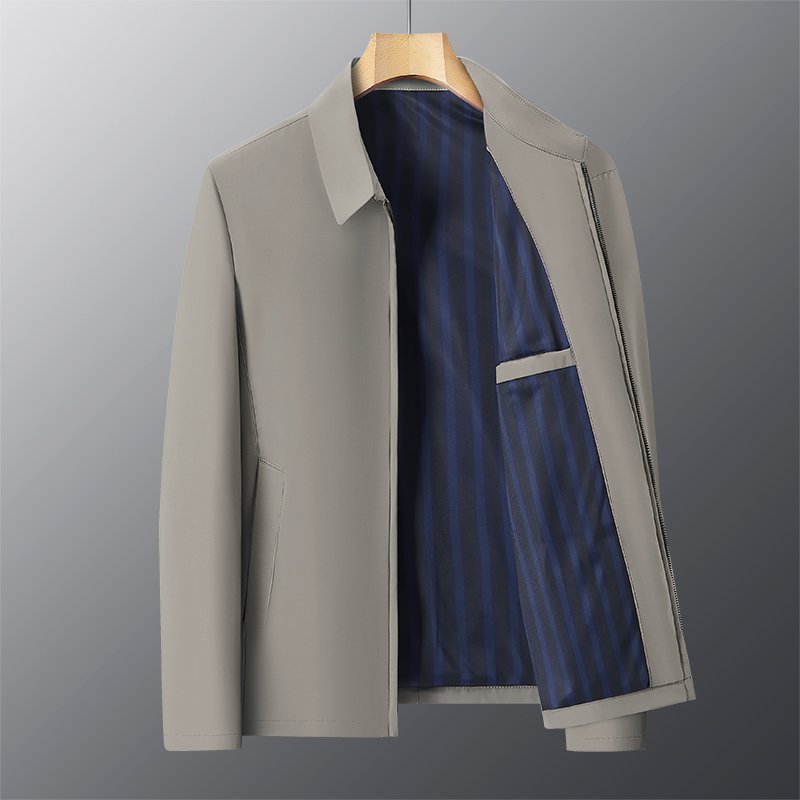 High Quality Luxury Jacket Men Loose Fitting Style Business Suit Work Jacket Men Italy Woven Blank Men'S Jacket Coats Company