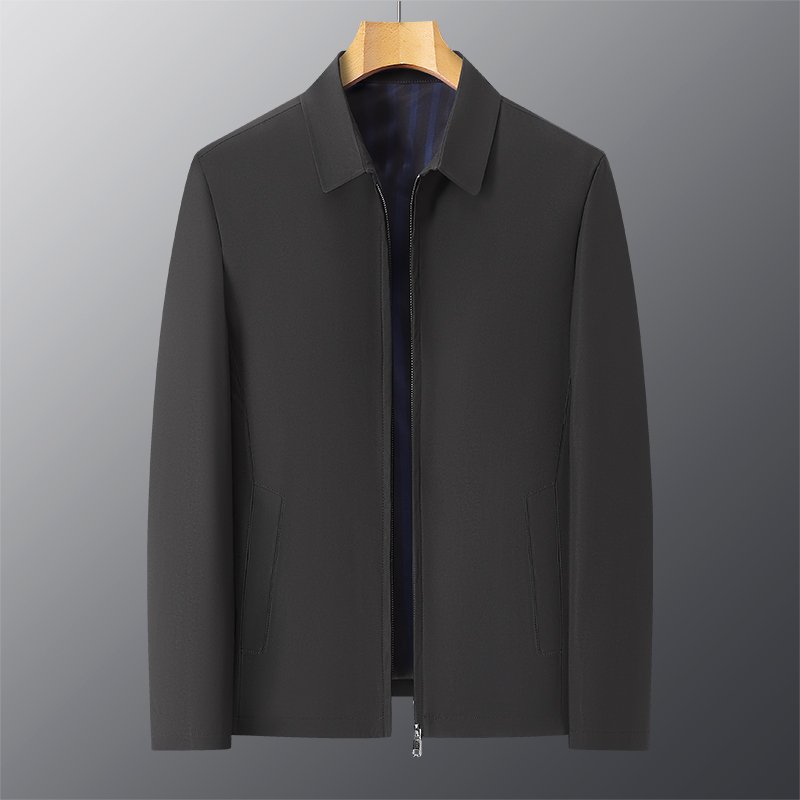 High Quality Luxury Jacket Men Loose Fitting Style Business Suit Work Jacket Men Italy Woven Blank Men'S Jacket Coats Company