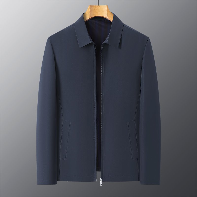 High Quality Luxury Jacket Men Loose Fitting Style Business Suit Work Jacket Men Italy Woven Blank Men'S Jacket Coats Company