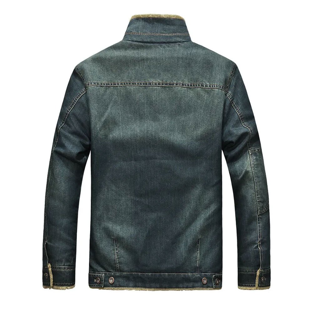 Hot Varsity Denim Selling Latest Heavy Weight Men's Denim Jacket Breathable Classic Coat High Quality 2024 Fabric Single