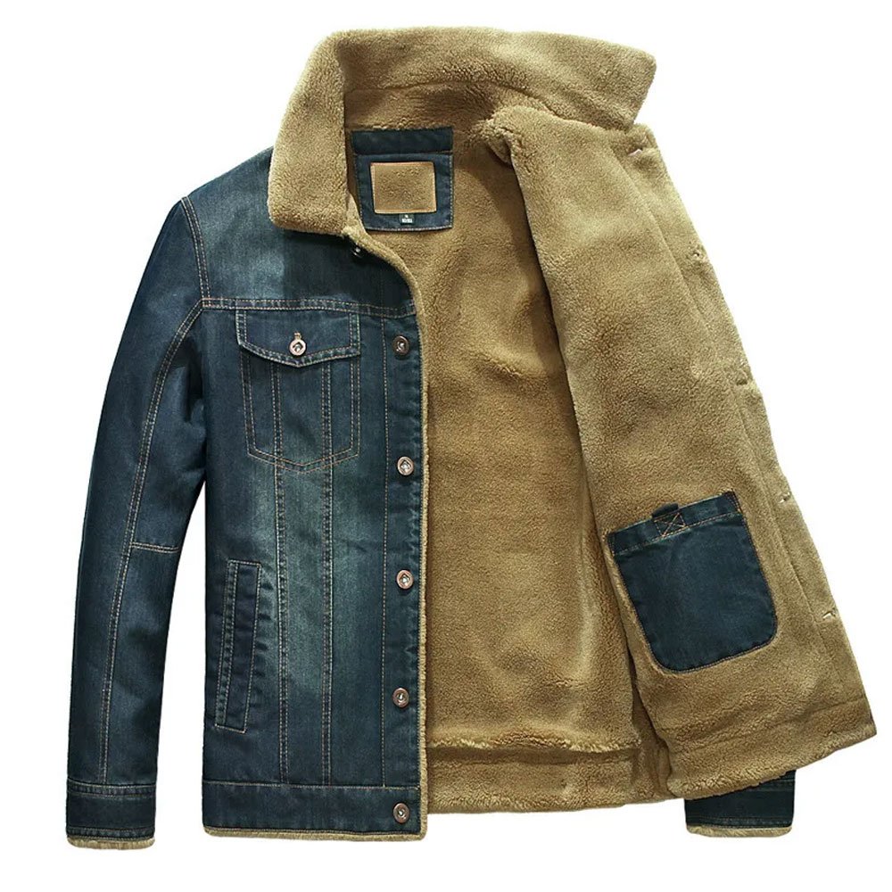 Hot Varsity Denim Selling Latest Heavy Weight Men's Denim Jacket Breathable Classic Coat High Quality 2024 Fabric Single
