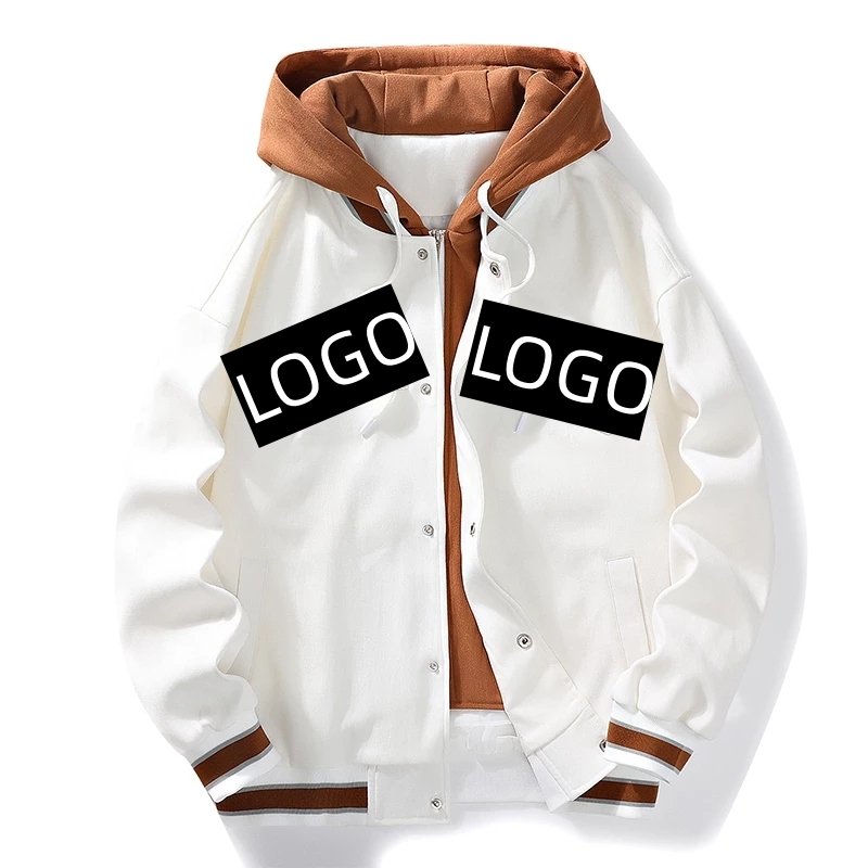 Hot Sale Product High Quality Men's Jacket Single Breasted Winter Jacket Custom Printed Logo Student Baseball Uniform Jacket