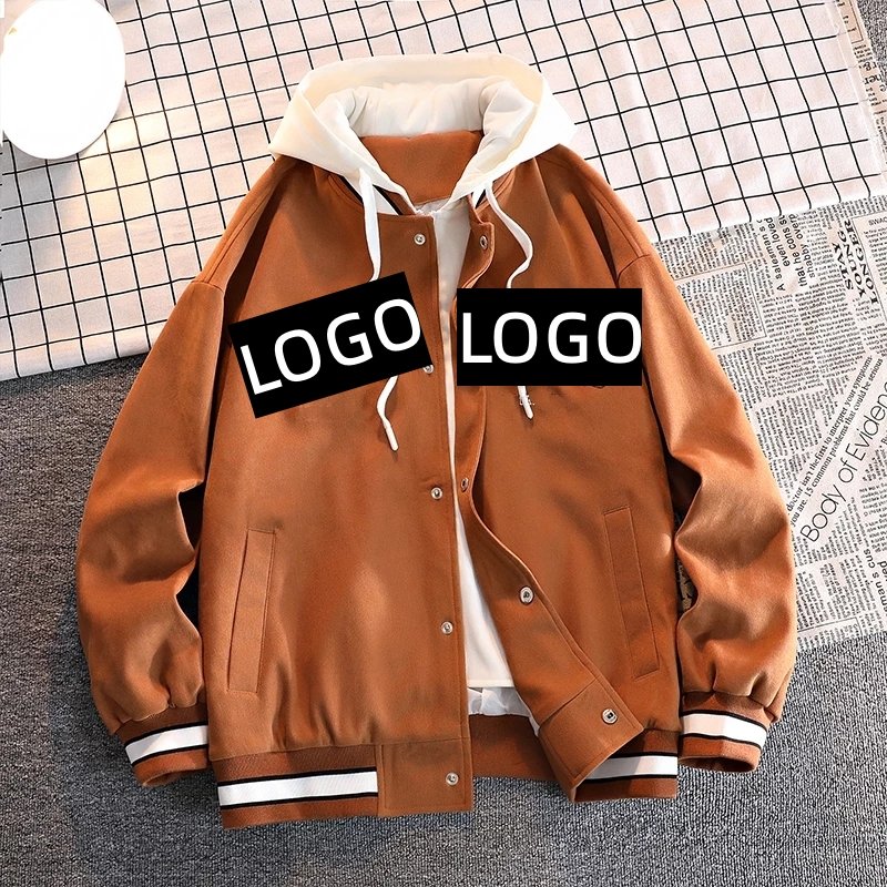 Hot Sale Product High Quality Men's Jacket Single Breasted Winter Jacket Custom Printed Logo Student Baseball Uniform Jacket