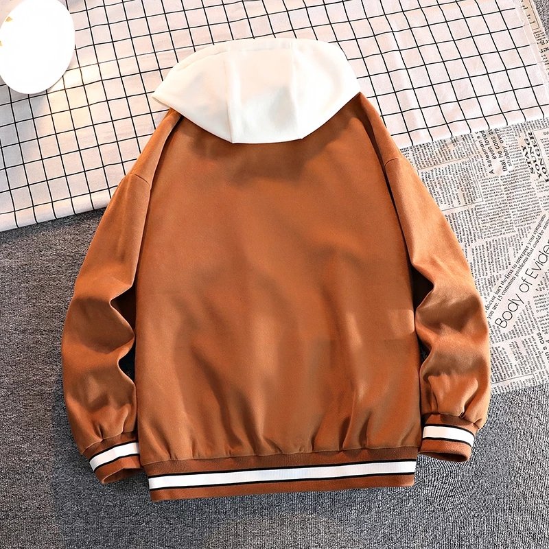 Hot Sale Product High Quality Men's Jacket Single Breasted Winter Jacket Custom Printed Logo Student Baseball Uniform Jacket