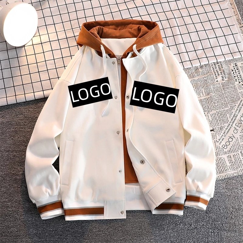 Hot Sale Product High Quality Men's Jacket Single Breasted Winter Jacket Custom Printed Logo Student Baseball Uniform Jacket