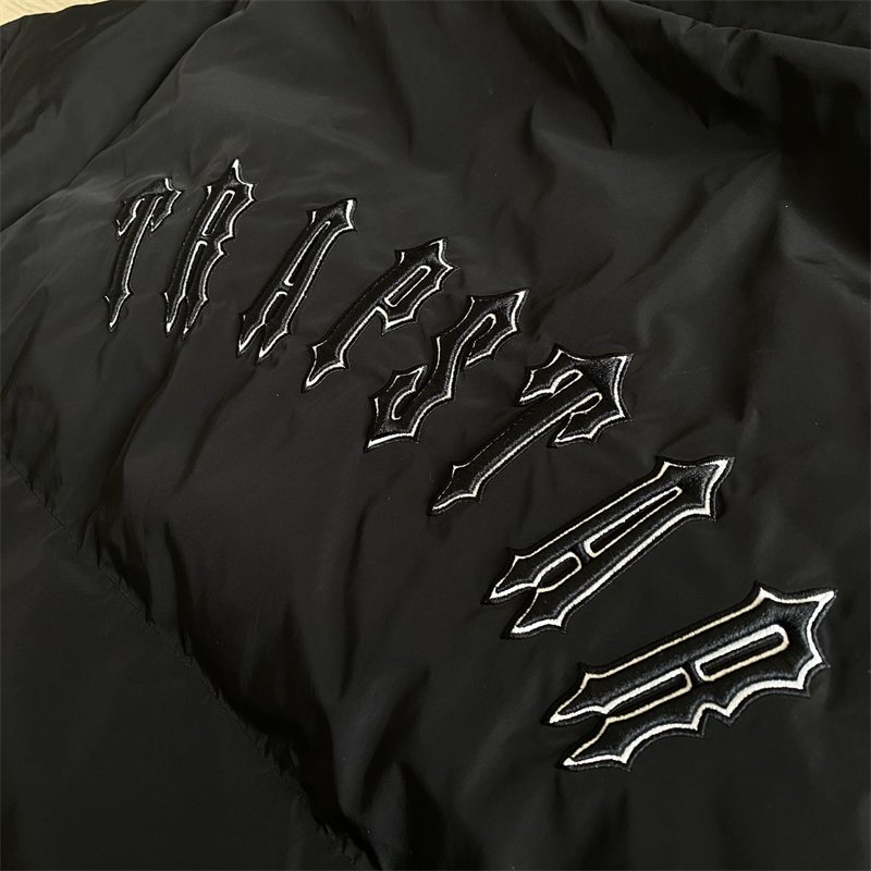 2022 Winter Men's Trapstar Jacket Puffer Oversized Lrongate Top Quality Embroidered Women's Coat Super Long Super Thick Warmth