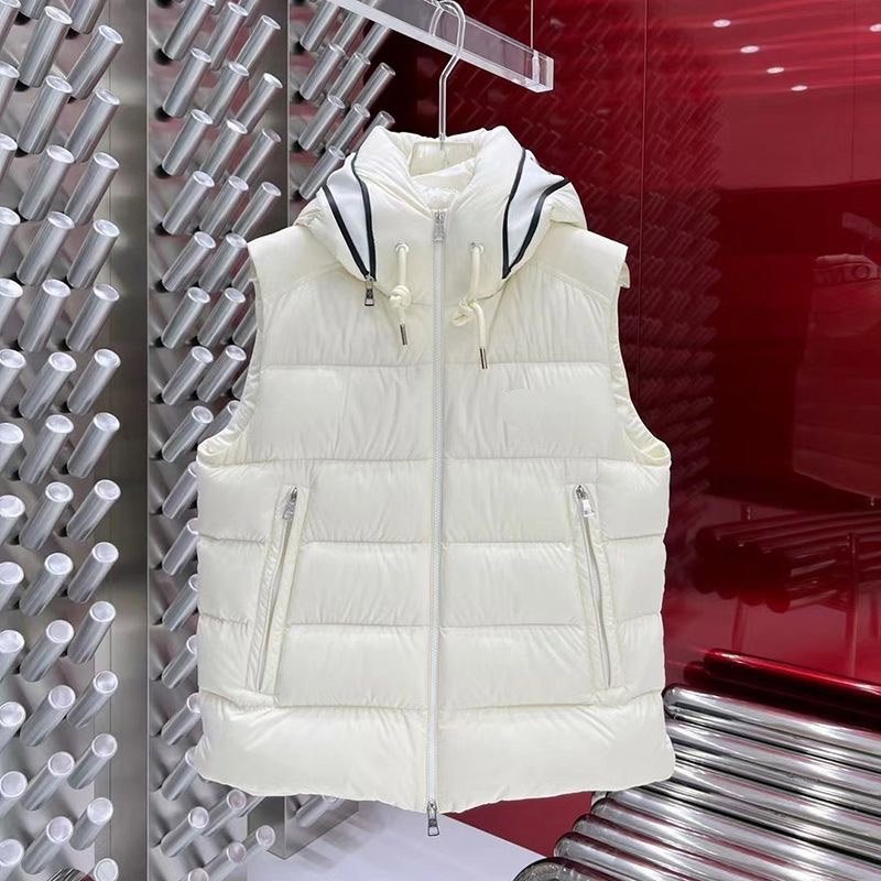 Men's Winter Outdoor Puffer Waistcoat Vest Down Jacket Thick Hooded Body Warmer