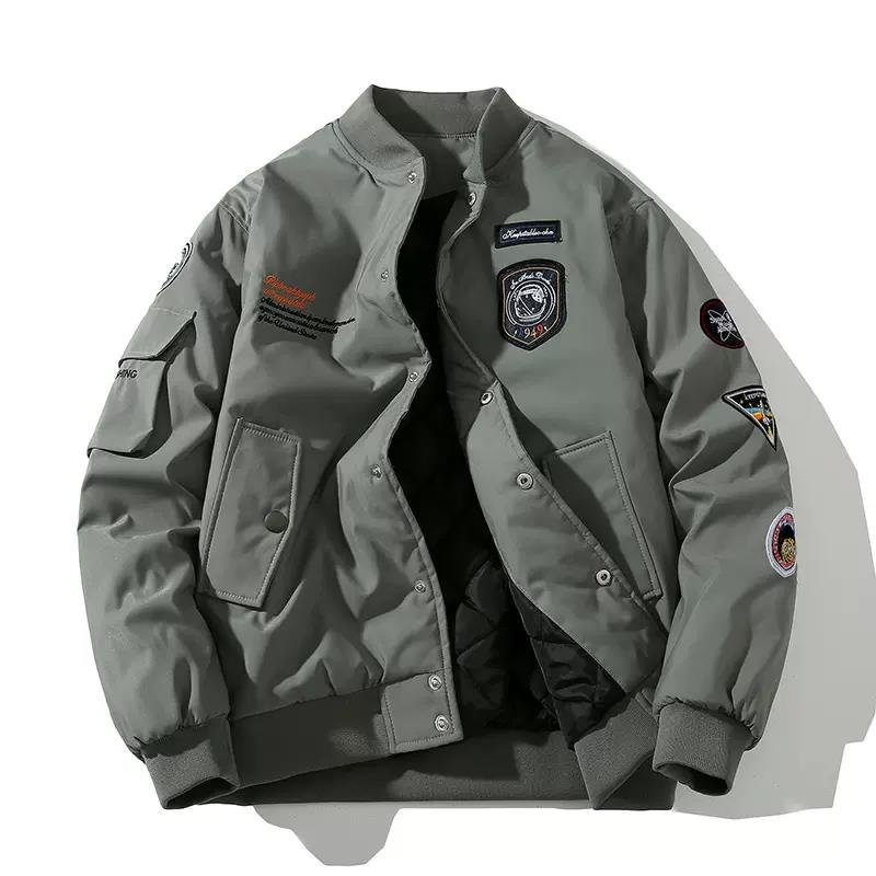 Custom Plus Size Fashion Men's Jackets Casual Waterproof Blank Golf Lightweight Windbreaker Bomber Jacket For Men