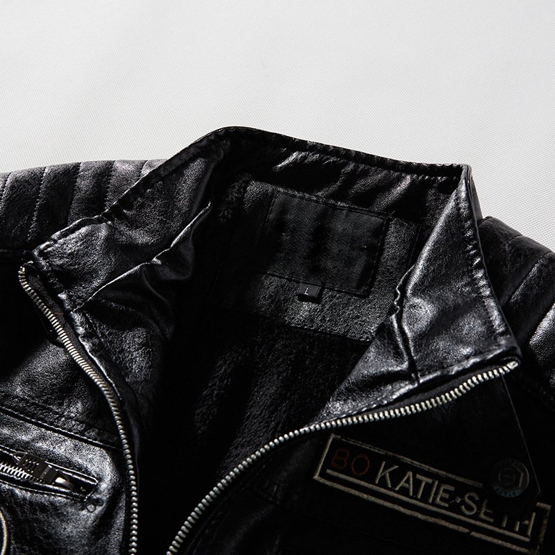 High Quality winter windbreaker Men's Jacket padding cotton Leather jacket for man