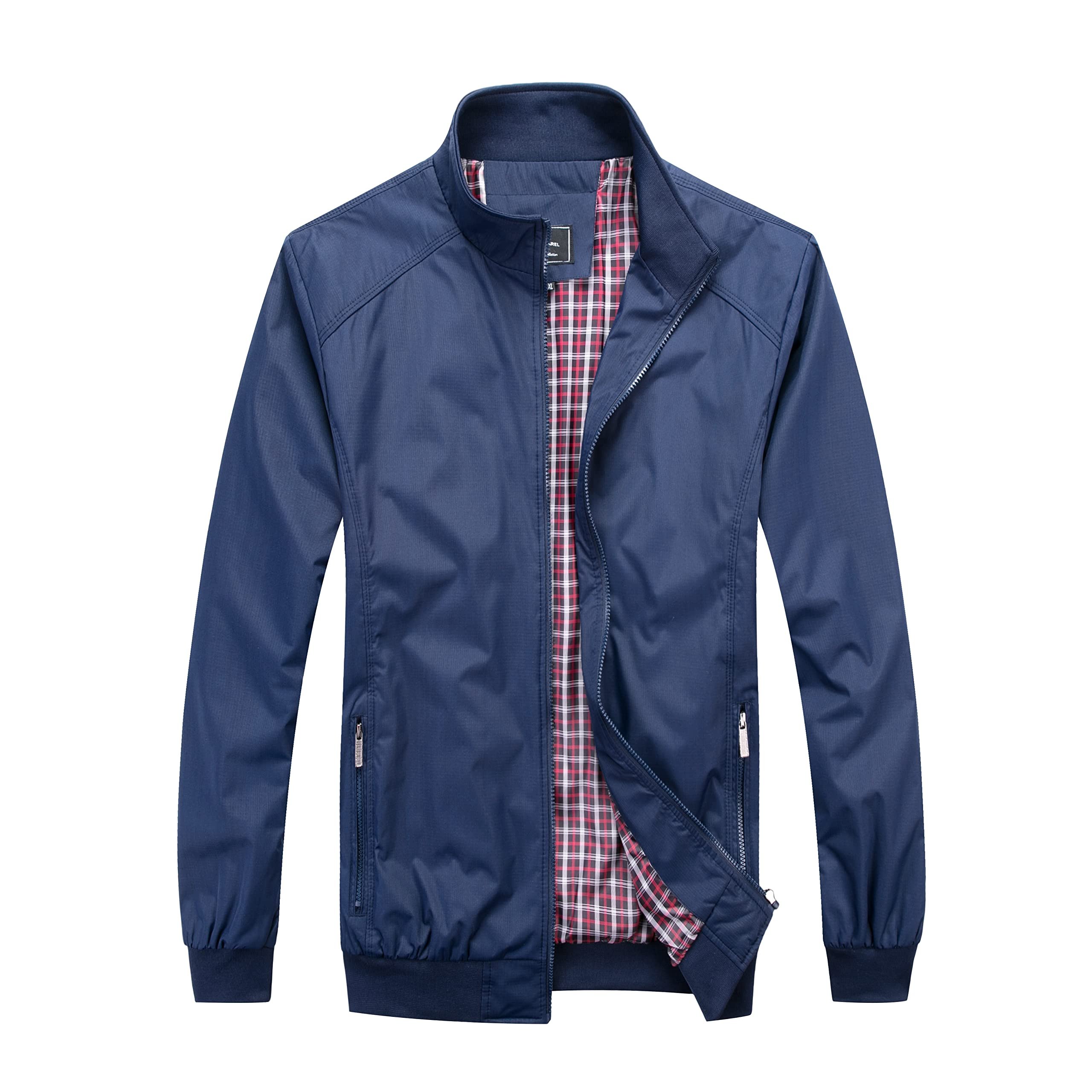 Custom Waterproof Tapestry Coaches Men'S Winter Short Style Nylon Windbreaker Running Baseball Men'S Jackets