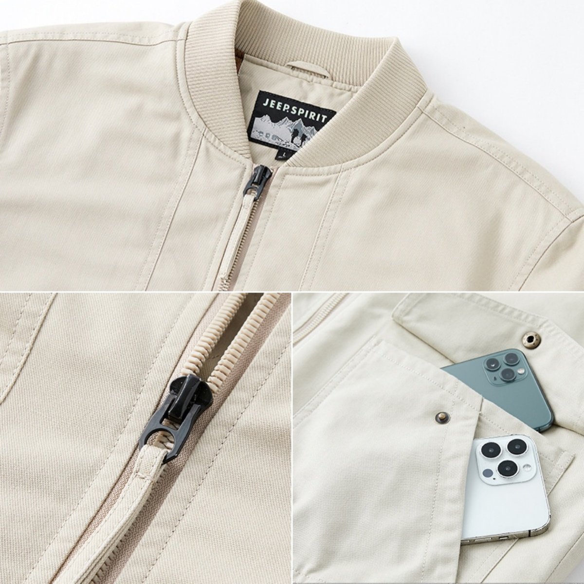 LAYENNE Autumn Winter Men's Jackets Multi-Pocket Cotton Windbreaker Overcoat onion quilted lining Stand-Up Collar Slim Coat