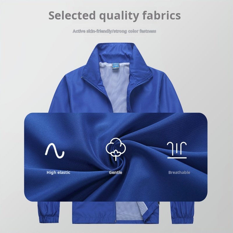 Oem Custom Design Spring Autumn Youth Casual Stand Collar Business Men'S Bomber Jacket