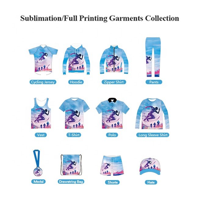 Wholesale Design Logo Marathon Sublimation Running Custom Zip Up sports outdoor jacket 3D Digital Printed Men's jackets & coats