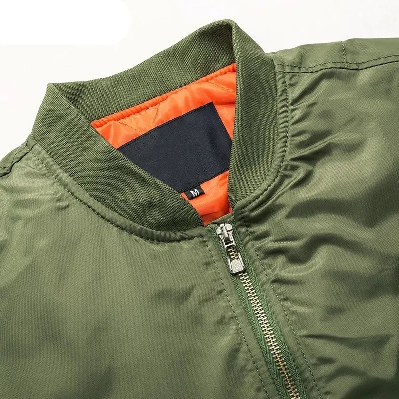 flight comfortable baseball embroidered lined thick varsity bomber jacket pilot bomber coats men's varsity jackets for men