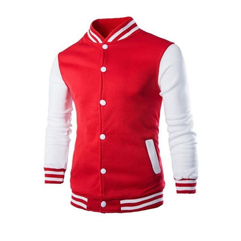 Plus size men's versity college jackets wholesale blank varsity jackets custom logo plain letterman varsity jacket for men