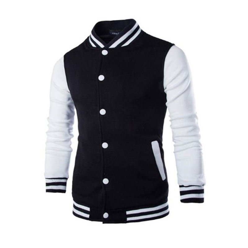 Plus size men's versity college jackets wholesale blank varsity jackets custom logo plain letterman varsity jacket for men