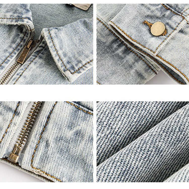 OEM&ODM Winter Vintage Coat Blue Oversize Washed Jacket Denim Jean Casual Jacket For Men