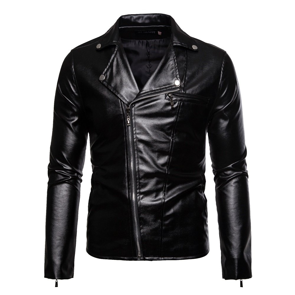 custom baseball Jacket Men's Fashion Motorcycle Jacket Best-selling High quality plus size men PU leather jacket