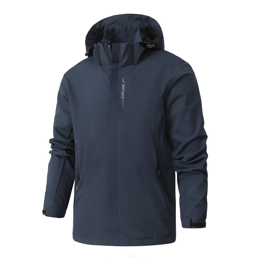 men's jacket waterproof outdoor casual fashion riding quick dry sports zip up softshell hooded coats high quality mens clothing