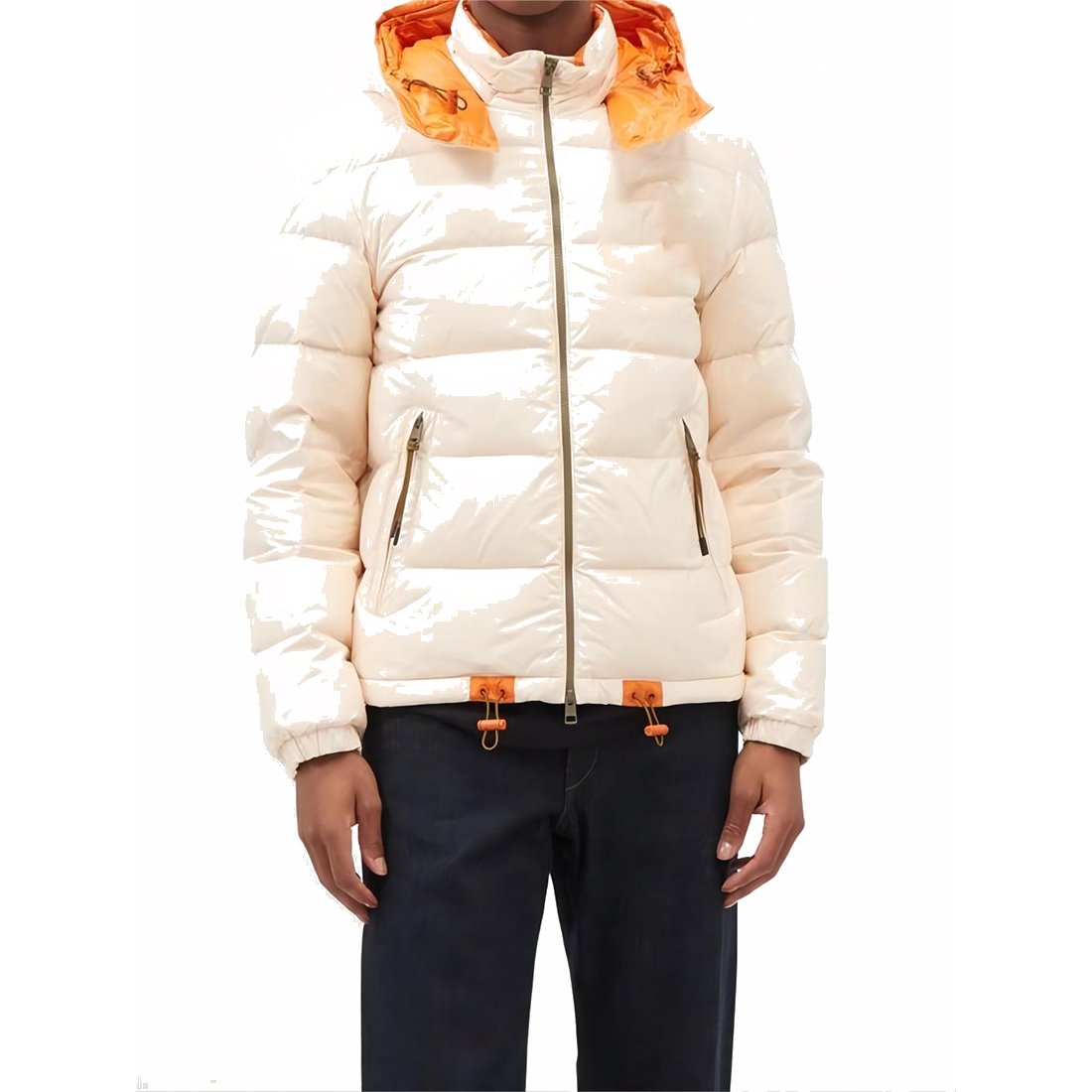 Men's Jackets Coats Quality Zipper Winter Puffer Jacket Custom Logo Hooded Down Coat For Men