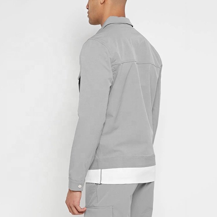 Designer Jackets For Man High Quality Wholesale Custom Mens Fitness Cargo Pocket Casual Jacket