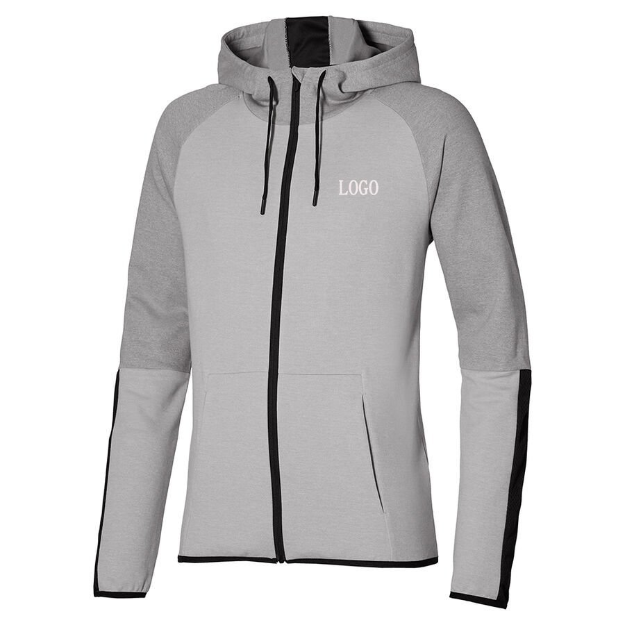 Doger Custom Winter Plus Size Fit Mens Casual Outdoor Sports Gym Hoodie Plus Size Full Zip Polyester Varsity Jacket