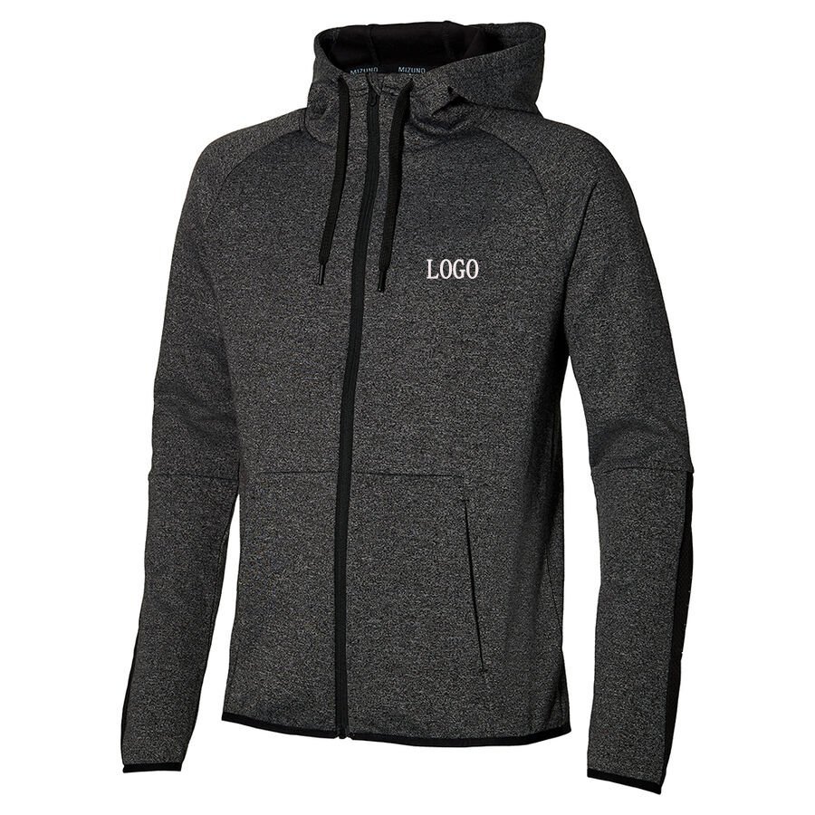 Doger Custom Winter Plus Size Fit Mens Casual Outdoor Sports Gym Hoodie Plus Size Full Zip Polyester Varsity Jacket