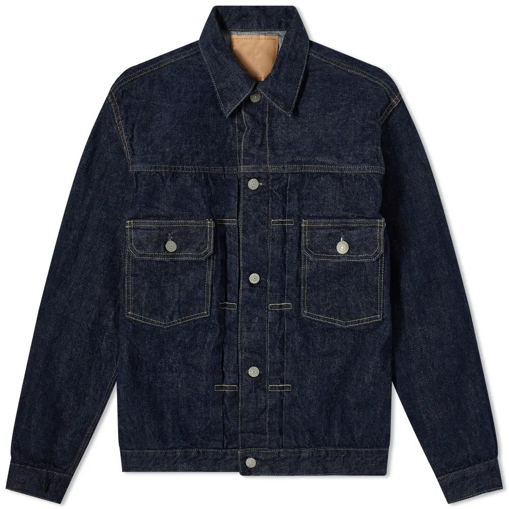 Custom Vintage Wash Men's Jeans Coats 100% Cotton Oversized Denim Jacket