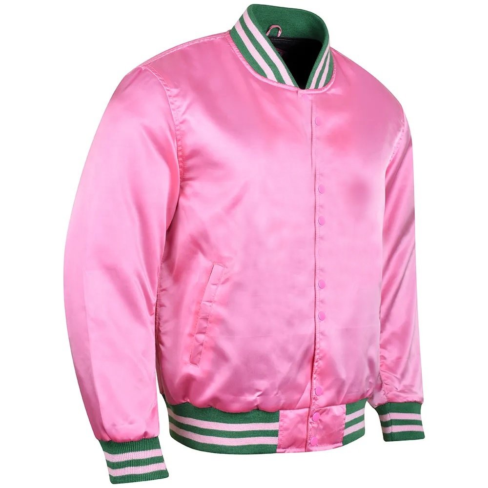 Oem Customized Logo High Quality Wholesale 2024 Satin Varsity Baseball Varsity Jackets For Men