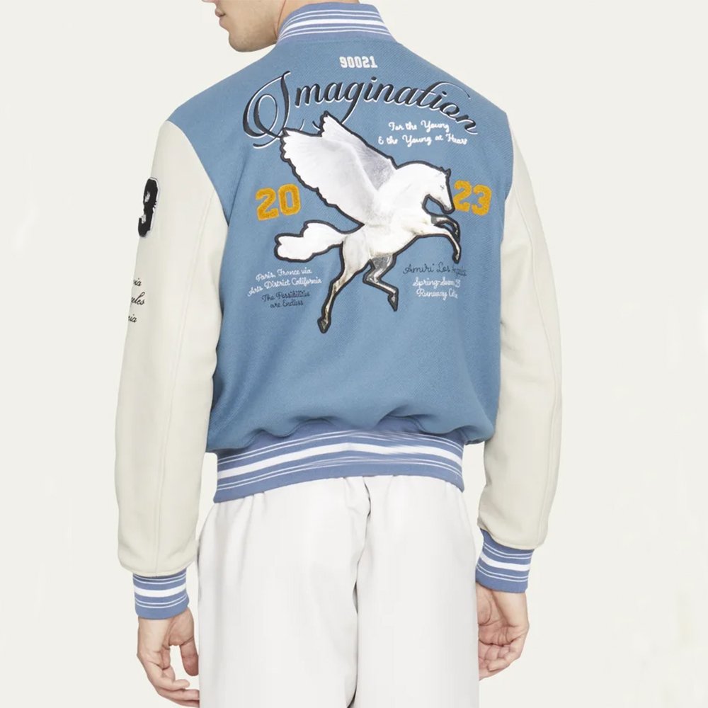 Wholesale Custom Chenille Embroidery Patch Men's Jackets Leather Sleeve Bomber Baseball Letterman Varsity Jackets
