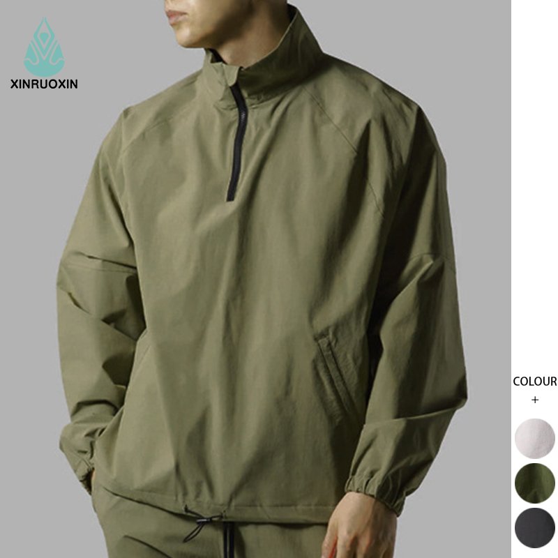 New product men's running jacket custom workout clothing men gym zip up Jacket Training Wear