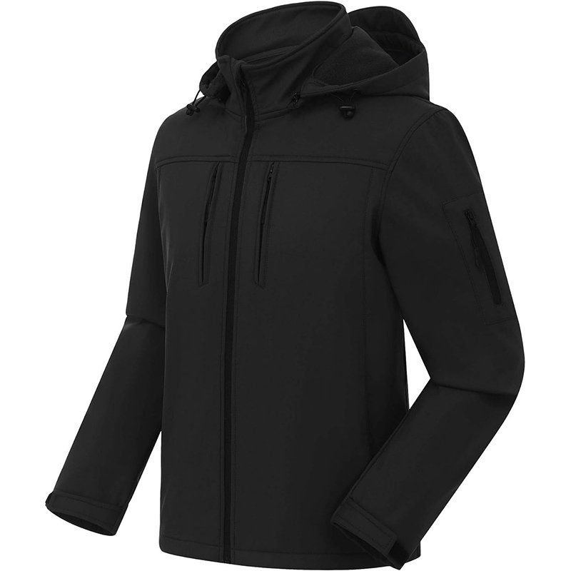 Small MOQ Plus Size Men's Jackets Waterproof Customization Softshell Windbreaker Hiking Jacket For Men
